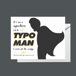 Dad Jokes: Typo Man
