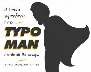 Dad Jokes: Typo Man