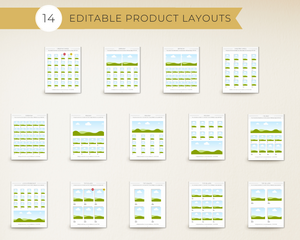 8.5”x11” Wholesale Catalog, Line Sheet Template, Editable Wholesale Template, Sales Sheet, Price List Template, Canva Linesheet Catalogue