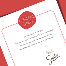 Load image into Gallery viewer, Letter To Santa Kit